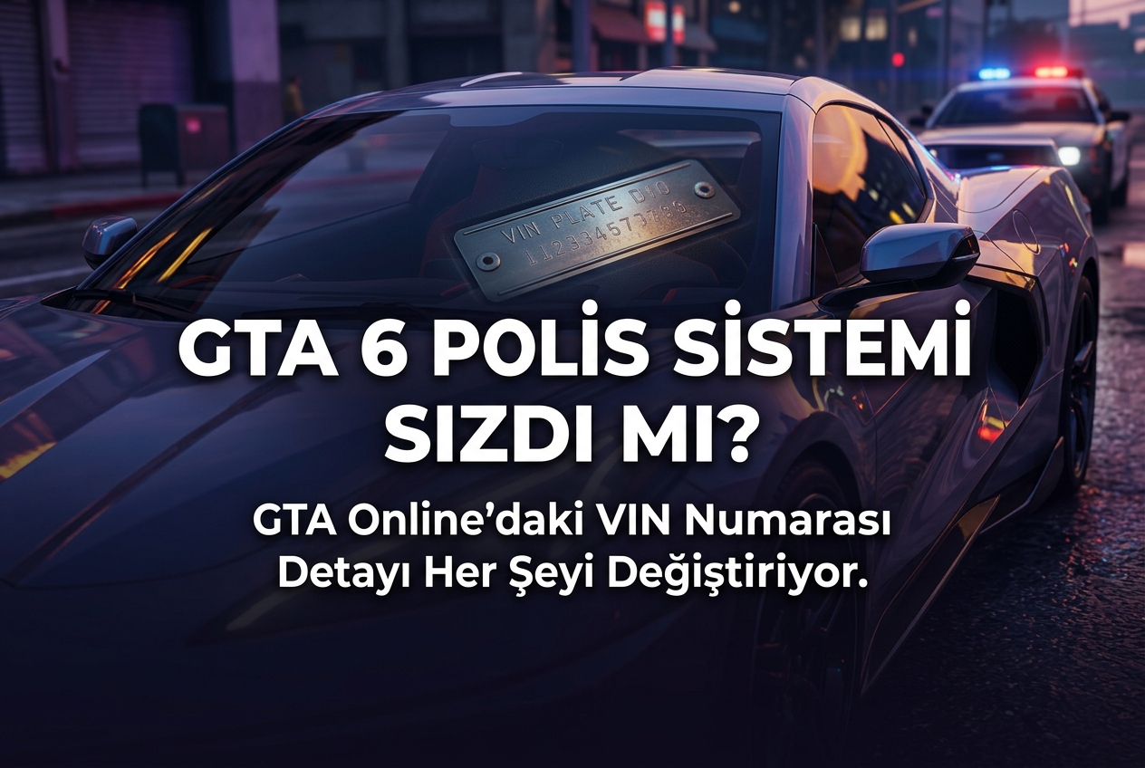 GTA Online’da Keşfedilen VIN Detayı GTA 6’nın Polis Sistemini Ele Verdi mi?