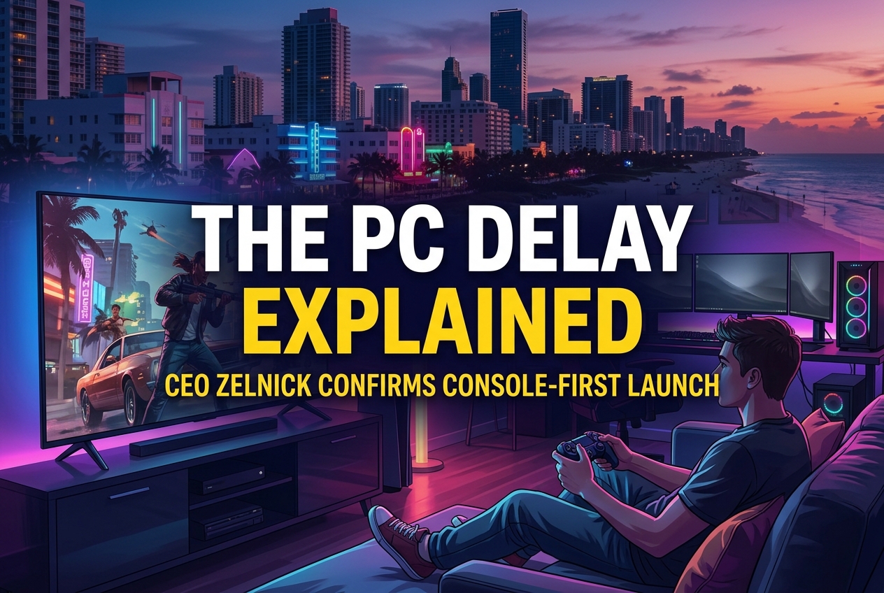 Why GTA 6 Won’t Launch on PC Day One: Take-Two CEO Explains