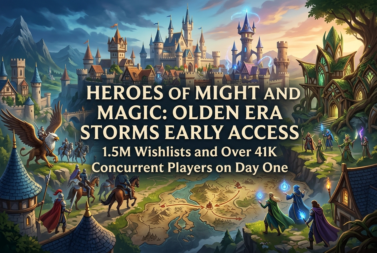 Heroes of Might and Magic: Olden Era Launches Into Early Access After 1.5 Million Steam Wishlists