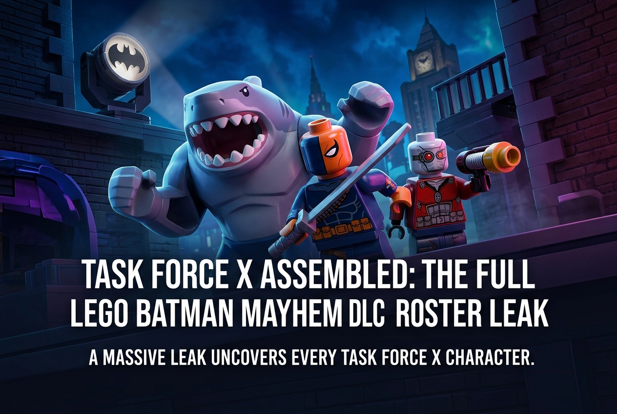 LEGO Batman: Legacy of the Dark Knight Mayhem DLC Leak Reveals Full Task Force X Roster