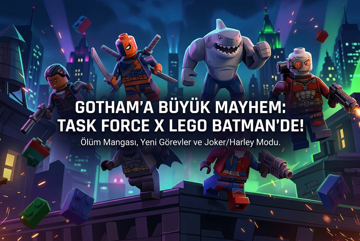 LEGO Batman: Legacy of the Dark Knight Mayhem DLC Sızıntısı: Task Force X Gotham’a Geliyor