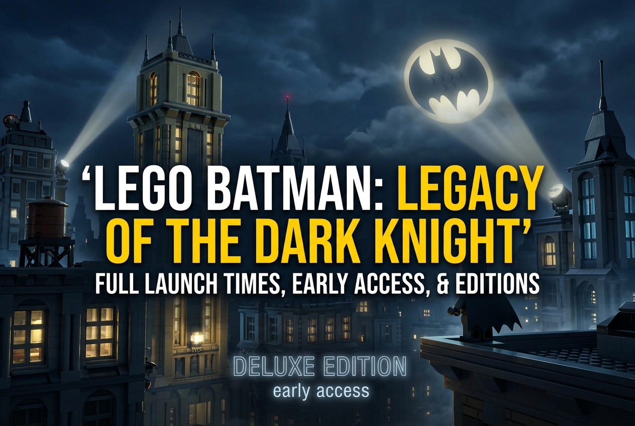 LEGO Batman: Legacy of the Dark Knight Launch Times, Early Access, and Everything You Need to Know