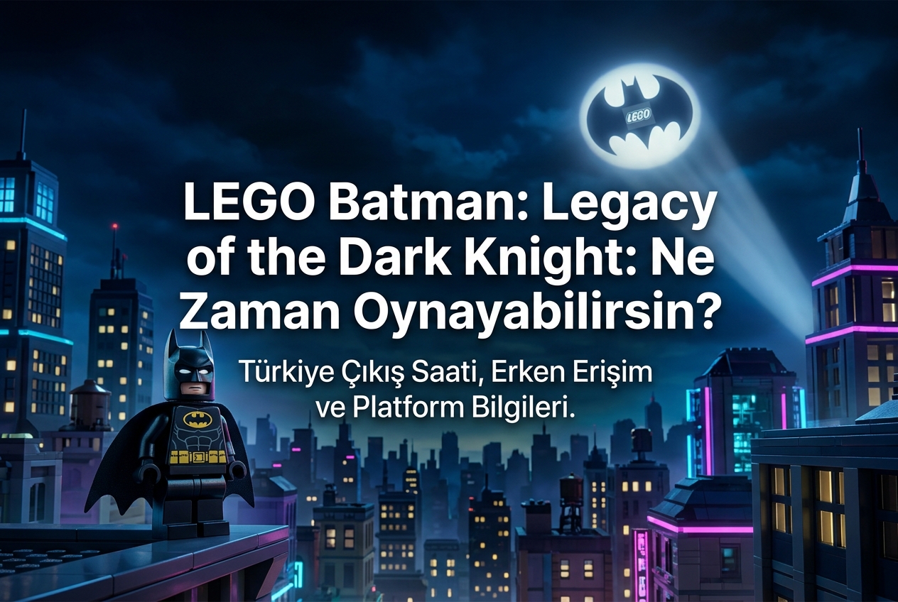 LEGO Batman: Legacy of the Dark Knight Türkiye Çıkış Saati ve Erken Erişim Detayları