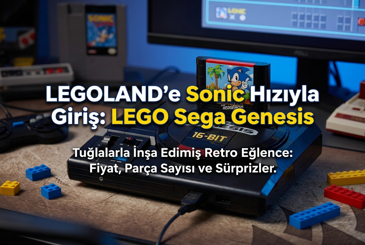 LEGO Sega Genesis Konsol Seti Geliyor: 479 Parça, 40 Dolar ve Sonic Sürprizi