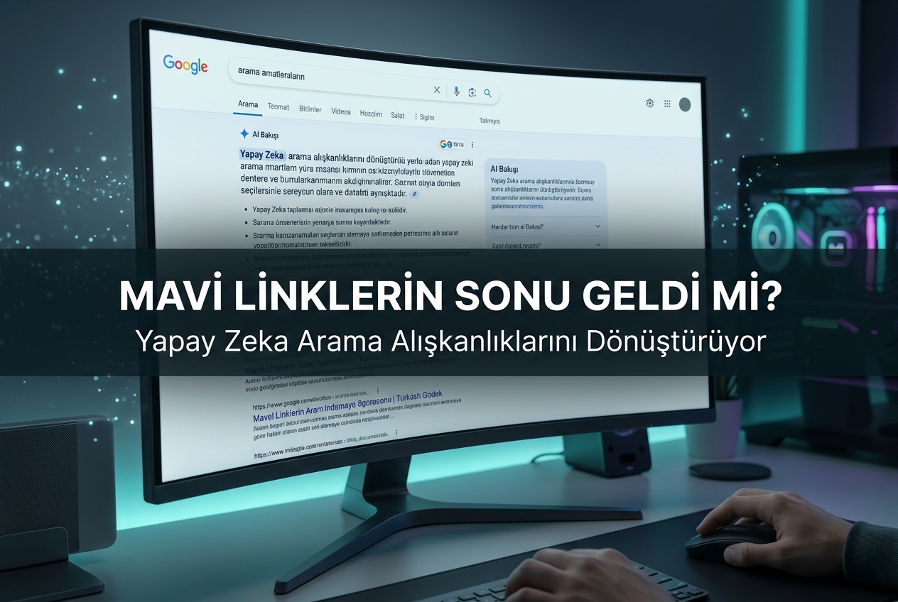Mavi Linklerin Sonu mu? Yapay Zeka Arama Motorlarını Nasıl Dönüştürüyor?