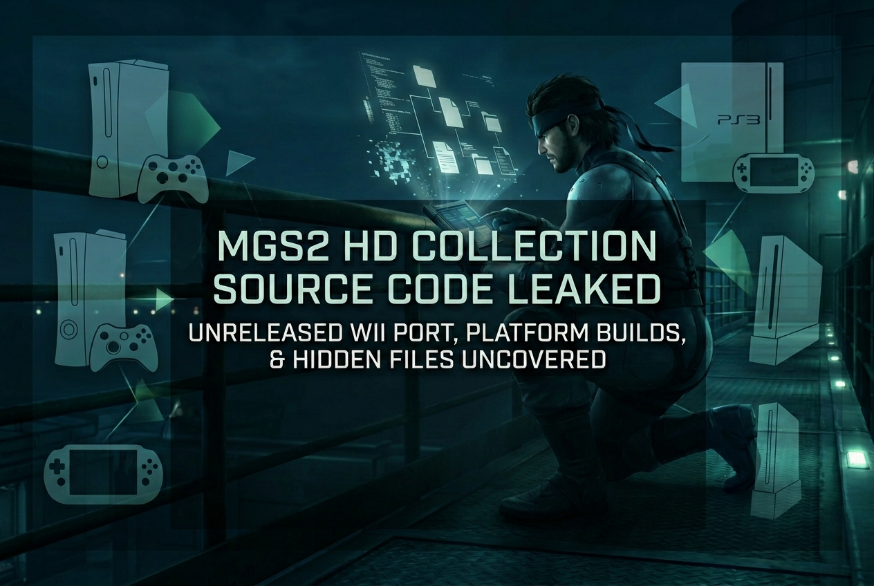 Metal Gear Solid 2 HD Source Code Leaked After 15 Years: What's Inside