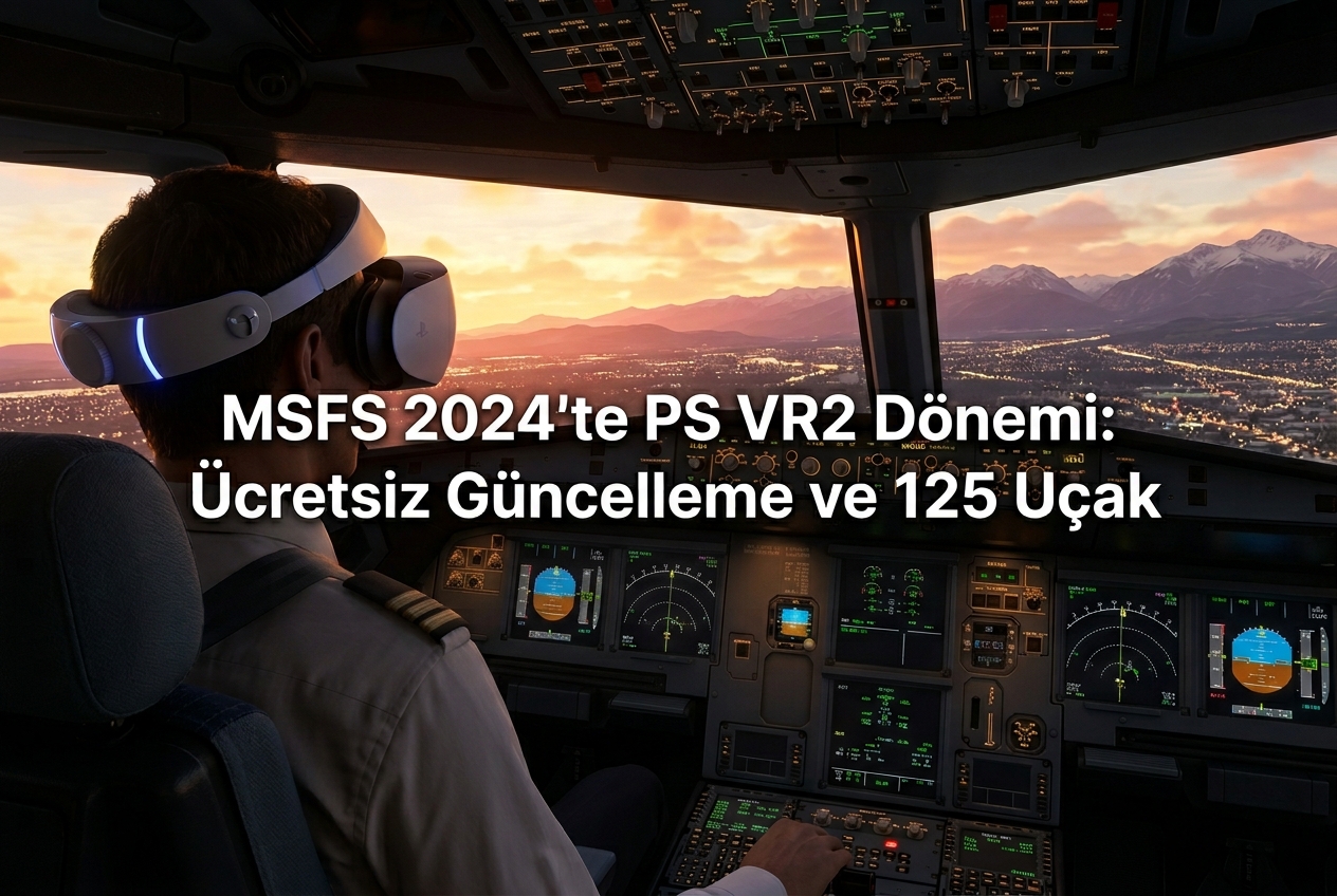 Microsoft Flight Simulator 2024 PS VR2 Desteği: Sim Update 5 ile Gelen Tüm Yenilikler