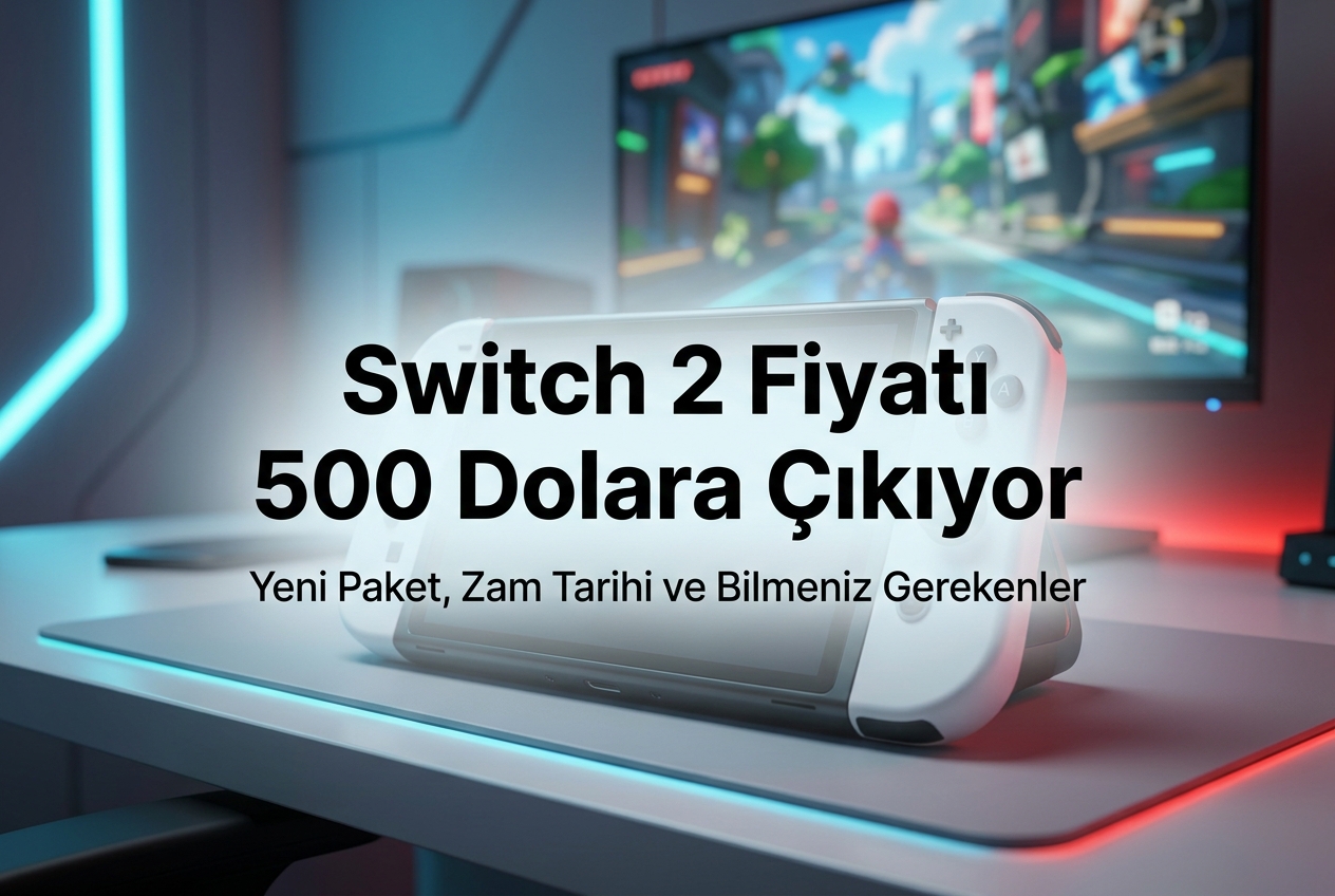 Switch 2 Fiyatı 500 Dolara Çıkıyor: Yeni Paket, Zam Tarihi ve Bilmeniz Gerekenler