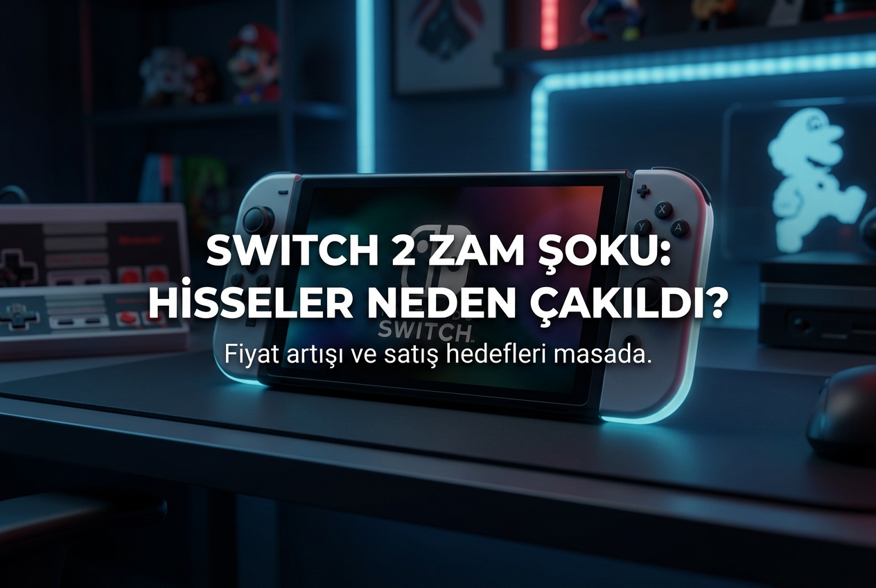 Nintendo Switch 2 Zam Kararı Sonrası Hisseler Sert Düştü: Neler Oluyor?