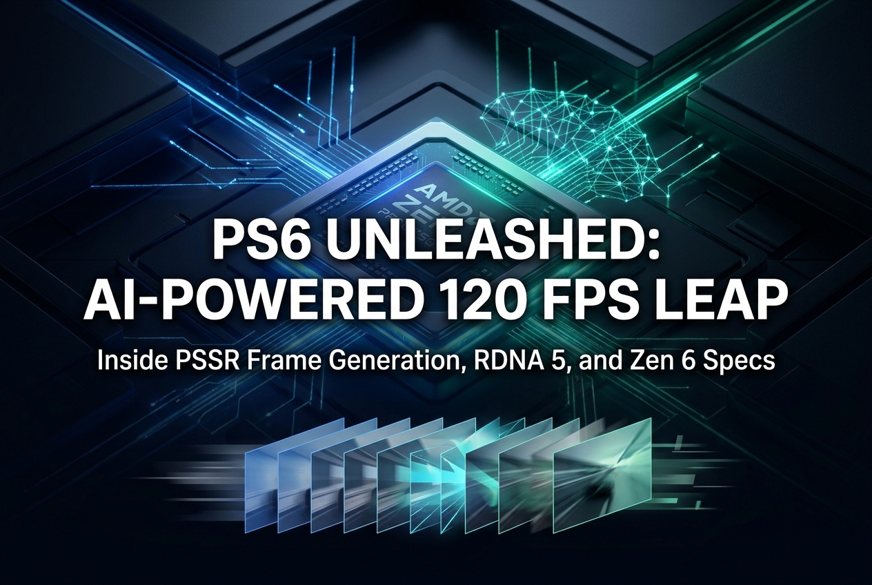 PlayStation 6 PSSR Frame Generation: How AI Will Power the Next-Gen FPS Leap