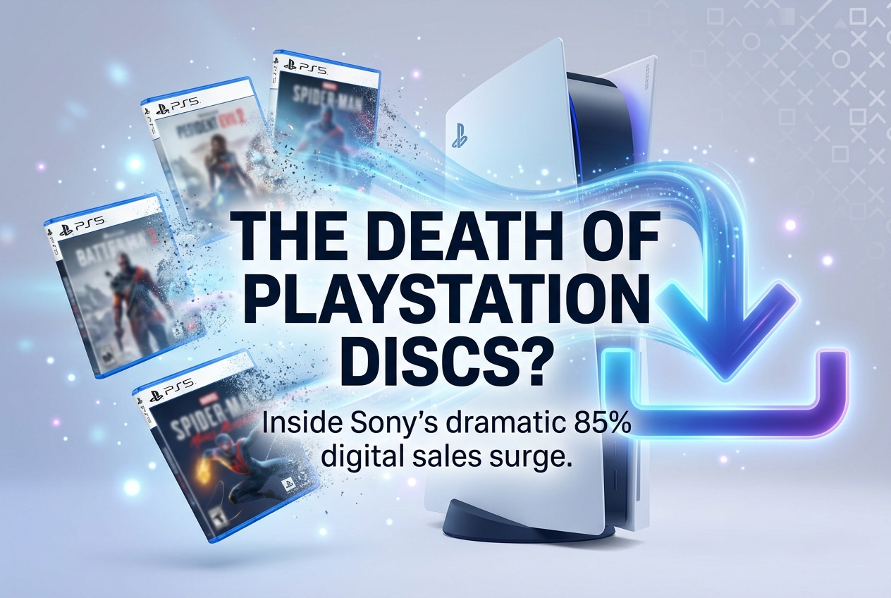 85% of PlayStation Game Sales Are Now Digital: Is the Disc Era Really Over?