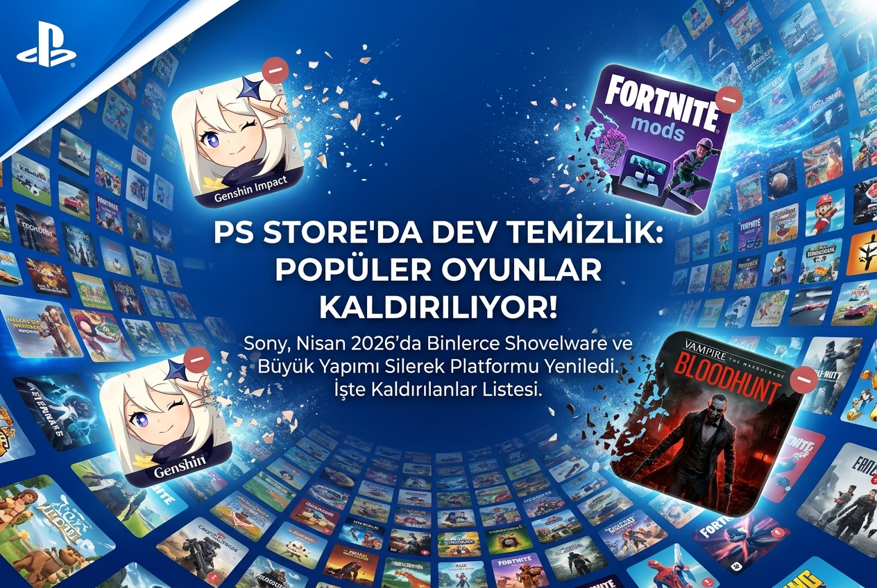 PlayStation Store'dan Yüzlerce Oyun Silindi: Sony'nin Büyük Temizliği ve Nisan 2026 Kaldırma Listesi