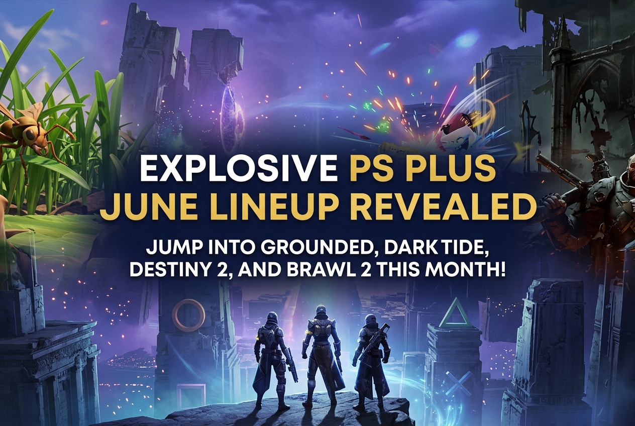 PS Plus June 2026 Free Games: Grounded, Darktide, Nickelodeon Brawl 2, and Destiny 2