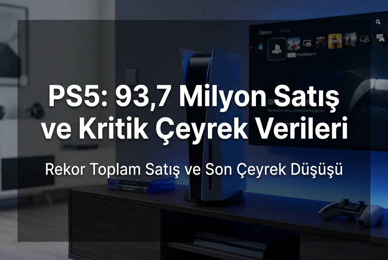PS5 Toplam Satış Rakamı 93,7 Milyona Ulaştı: Sony’nin En Kötü Çeyreği ve Geleceğe Bakış
