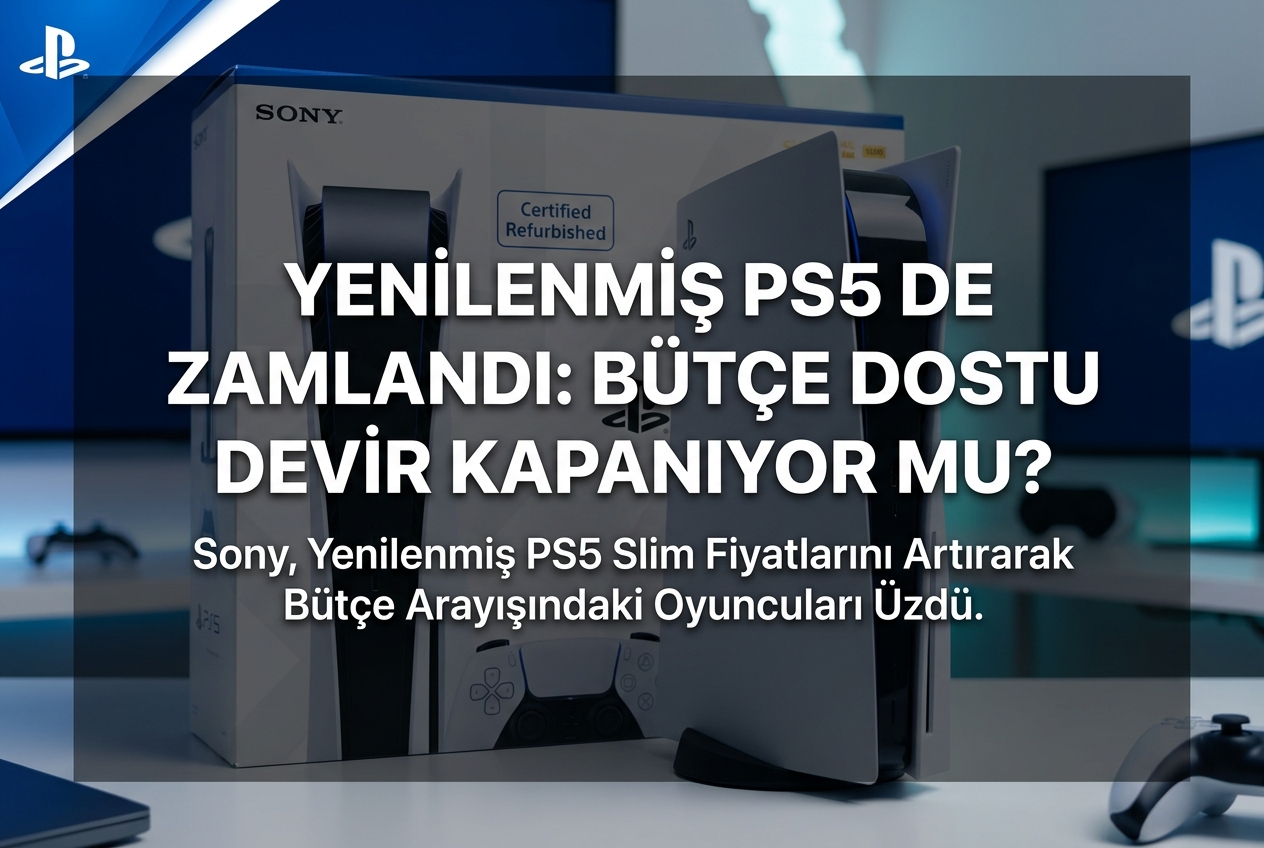 PS5 Fiyatları Durmuyor: Yenilenmiş Modellere de 100 Dolarlık Zam Geldi