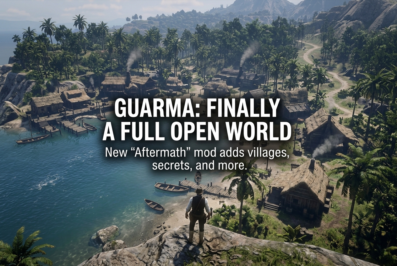RDR2 Guarma Mod Turns the Forgotten Tropical Island Into a Full Open-World Area