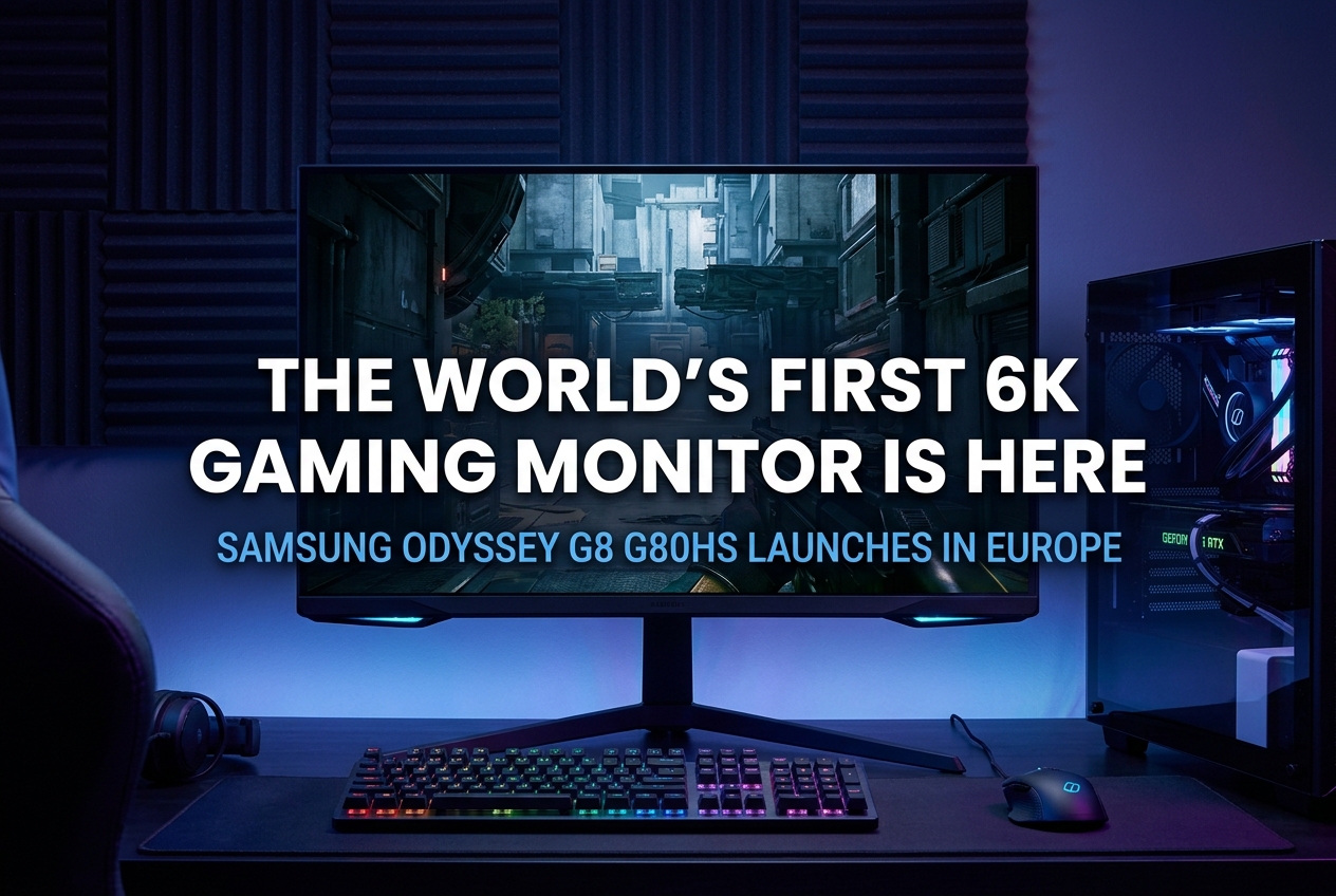 Samsung Odyssey G8 G80HS: The World’s First 6K Gaming Monitor Is Now on Sale