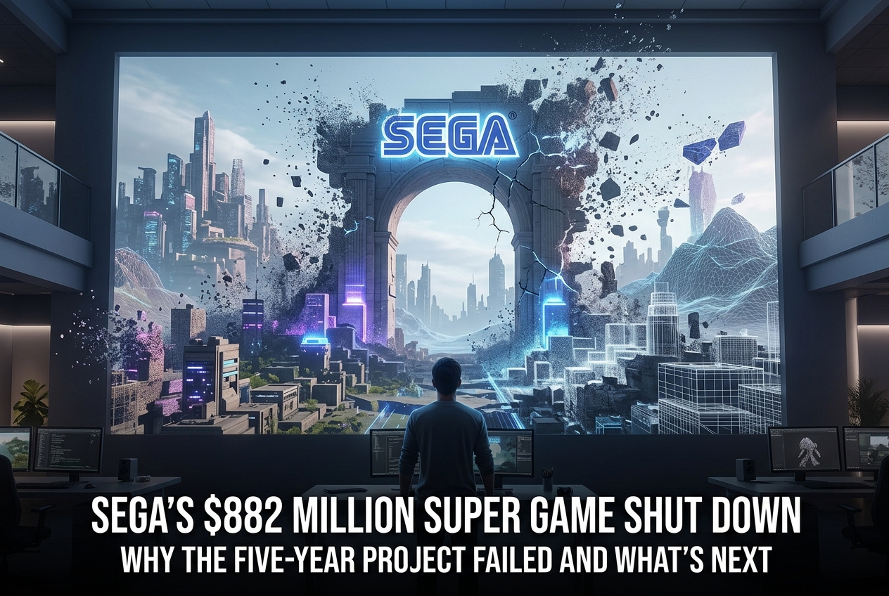 SEGA Cancels the $882 Million Super Game Project: What Happens Next