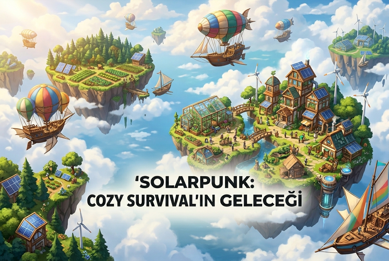 Solarpunk: Valheim ve Stardew Valley Ruhunu Taşıyan Açık Dünya Hayatta Kalma Oyunu 8 Haziran’da Çıkıyor