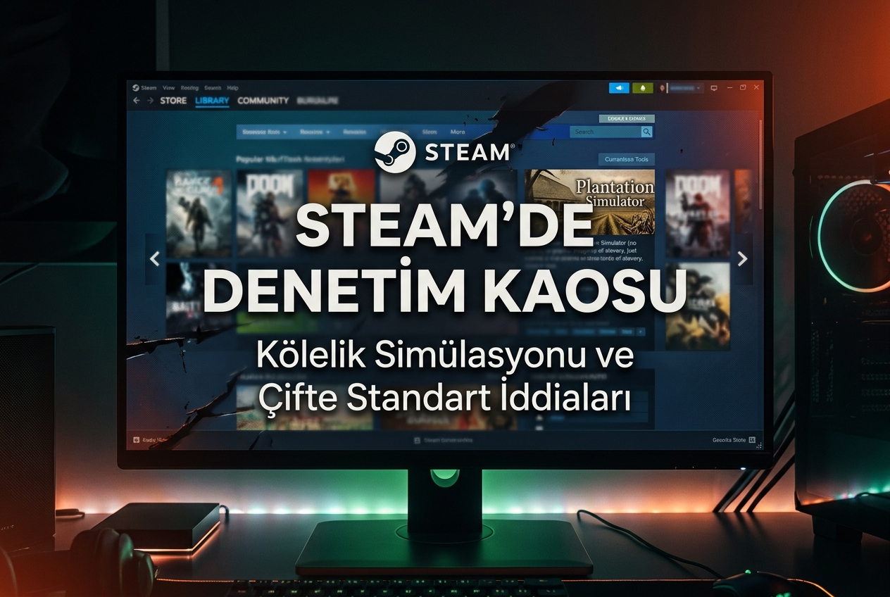 Steam’de Çıplaklık Yasak Ama Kölelik Simülasyonu Serbest mi? Valve’ın İçerik Denetimi Sorgulanıyor