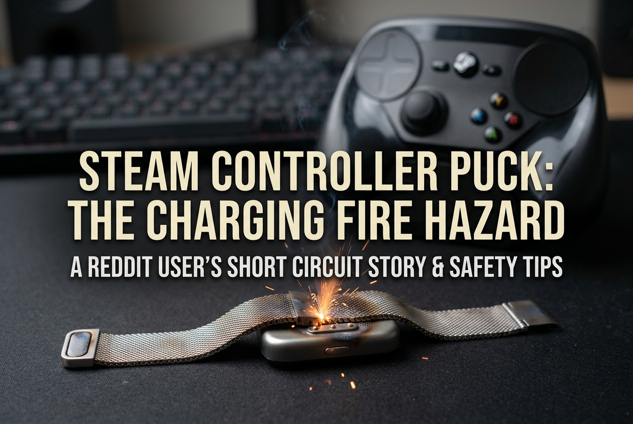 Steam Controller’s Charging Puck Nearly Caused a Fire: What Happened and How to Stay Safe