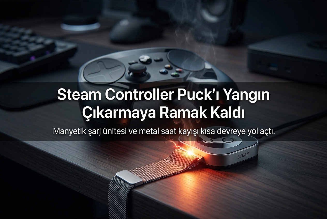 Steam Controller’ın Şarj Puck’ı Neredeyse Yangın Çıkarıyordu: Neler Oldu?
