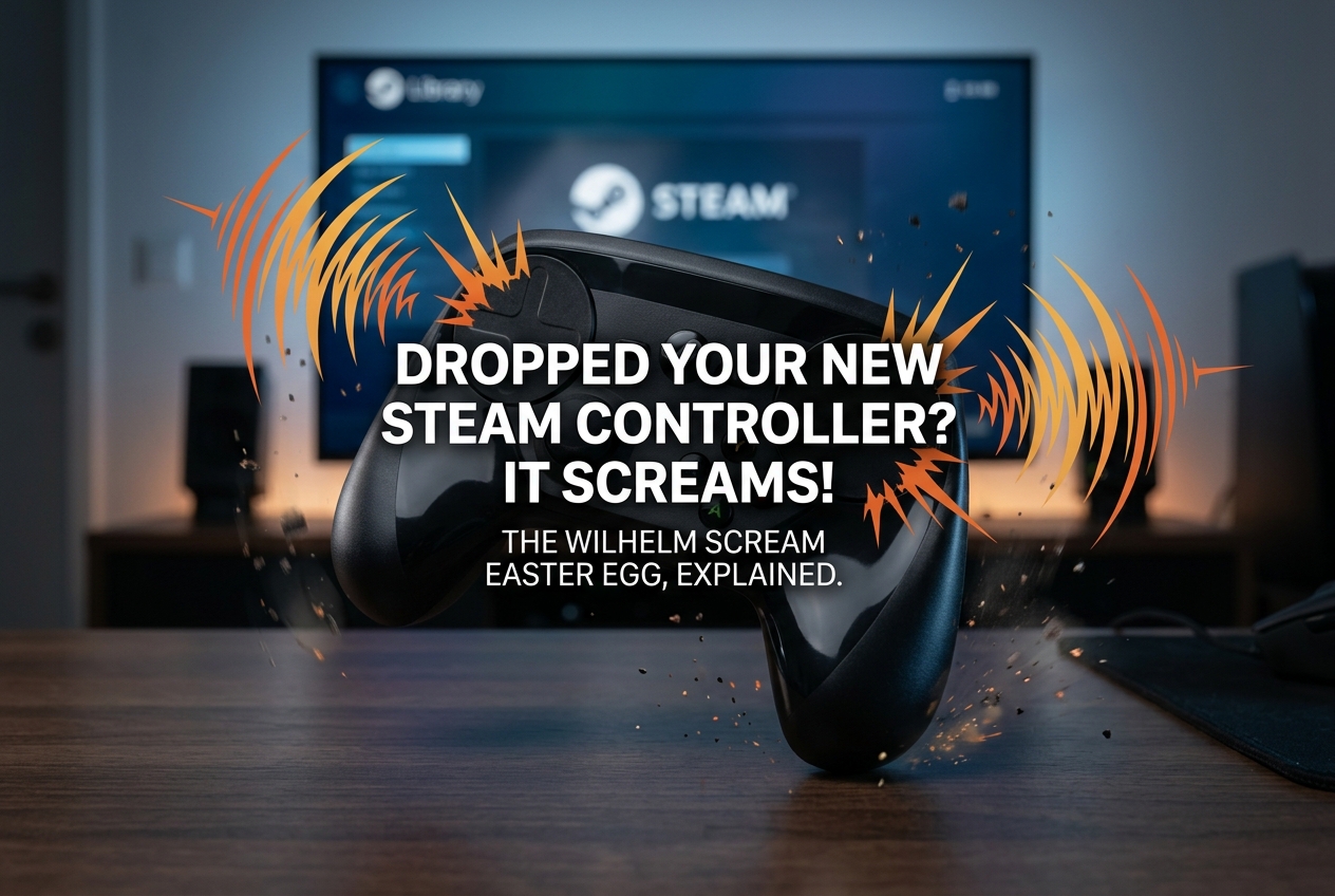 The New Steam Controller Screams When You Drop It: Valve's Hidden Wilhelm Easter Egg Explained