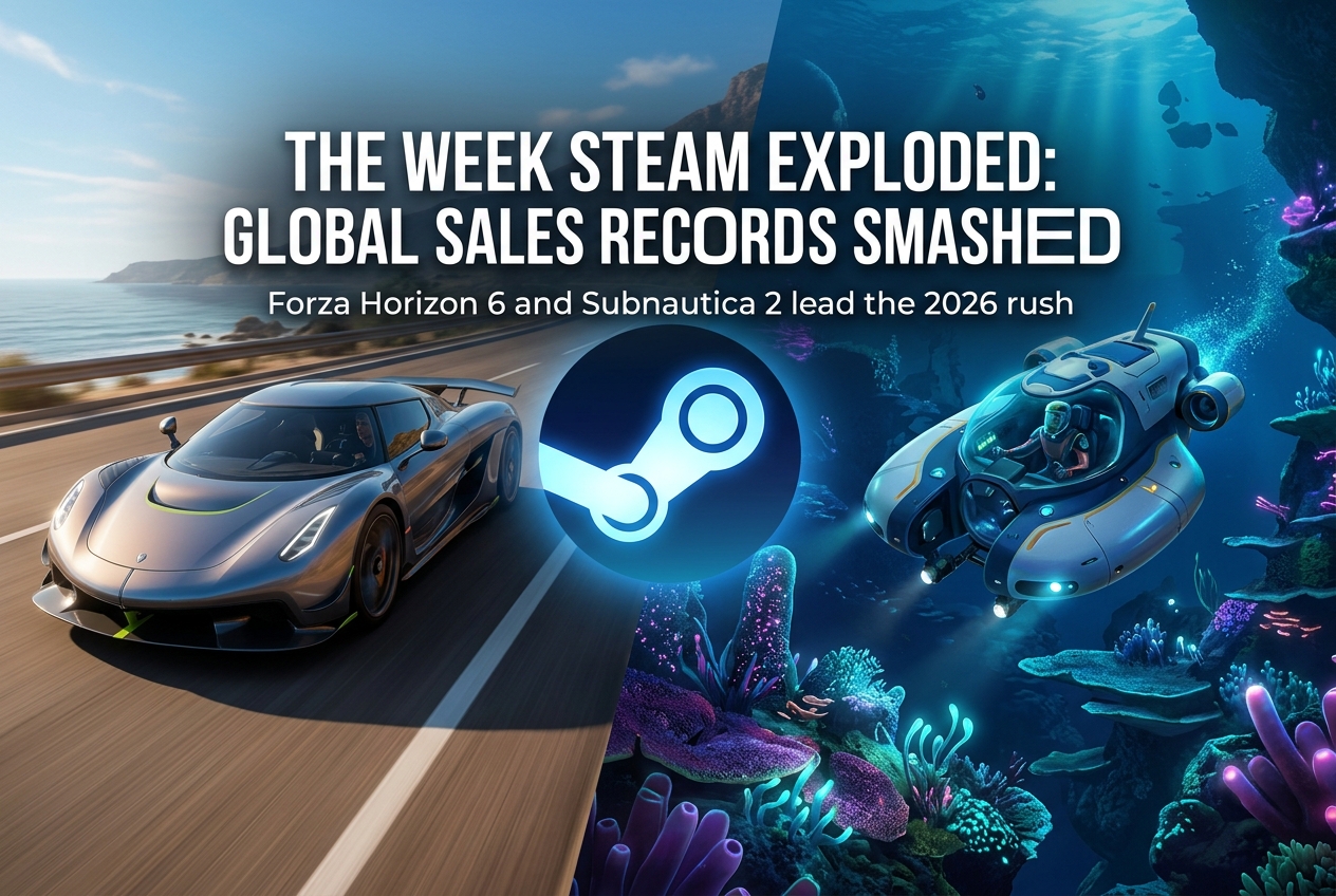 Steam's Biggest Week of 2026: Forza Horizon 6 and Subnautica 2 Dominate Global Sales (May 12-19)