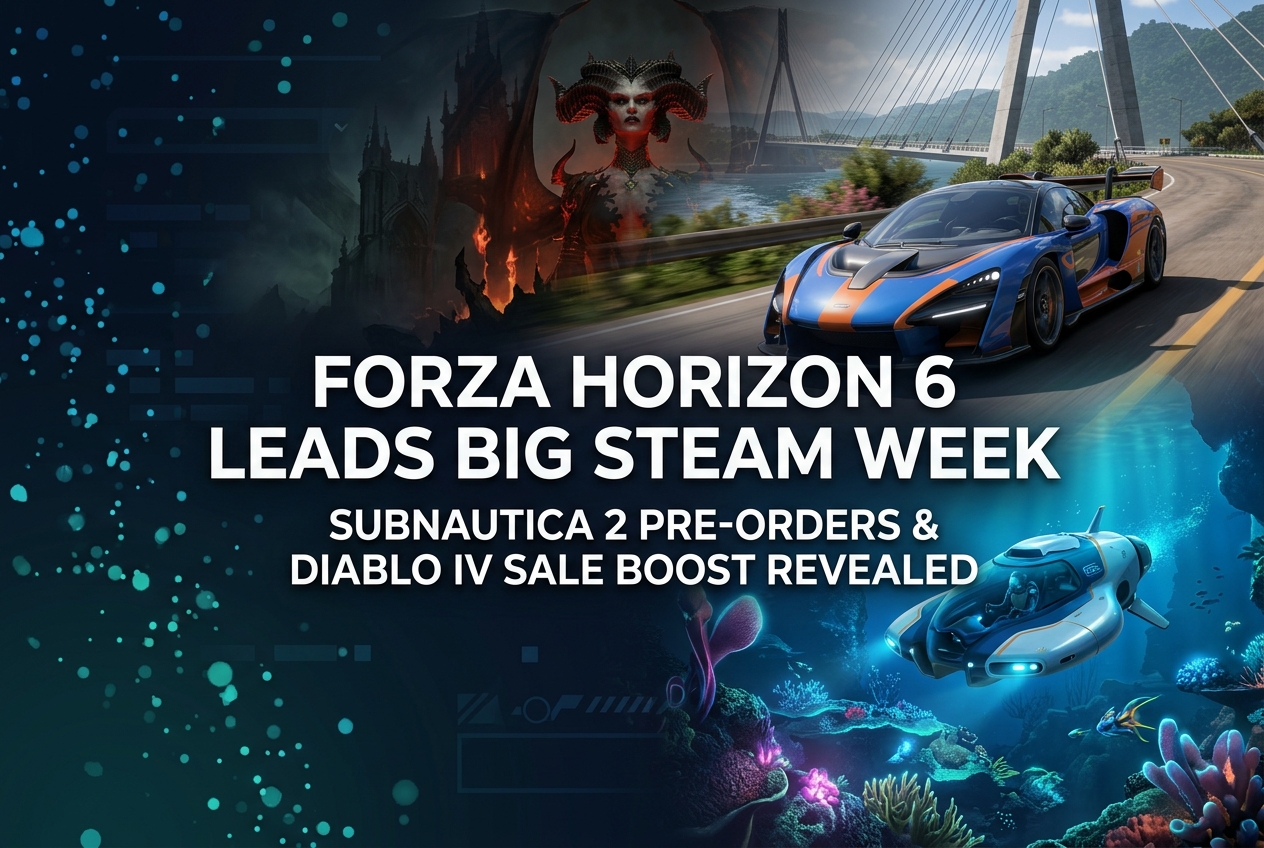 Steam’s Top Sellers for May 5-12, 2026: Forza Horizon 6 Leads a Week of Big Pre-Orders