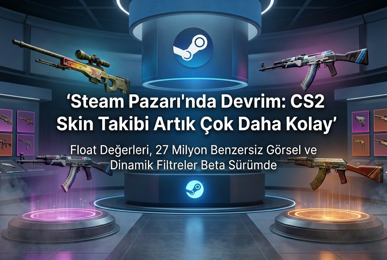 Steam Topluluk Pazarı Yenilendi: Yeni Filtreler, Görseller ve CS2 Skin Detayları