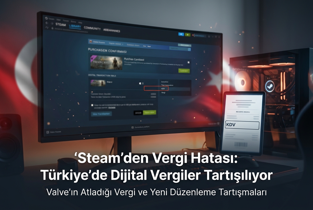 Steam Vergi Almayı Unuttu: Valve’ın Ödeme Hatası ve Dijital Vergi Gerçekleri