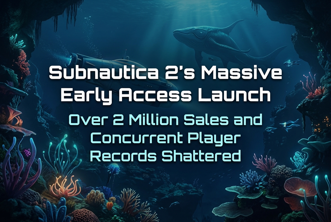 Subnautica 2 Sells 2 Million Copies in 12 Hours: Early Access Launch Shatters Records