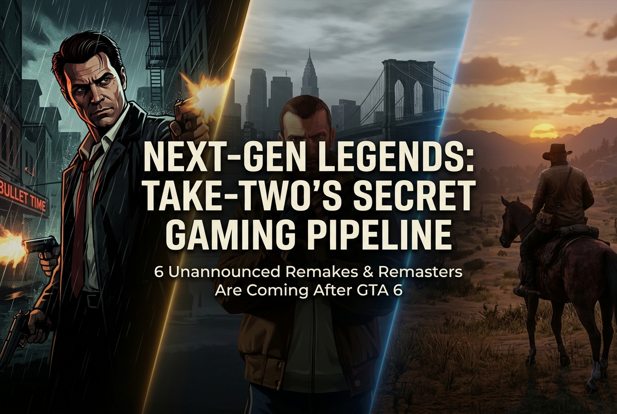 Take-Two Confirms 6 Remakes and Remasters in Its Massive Post-GTA 6 Game Pipeline