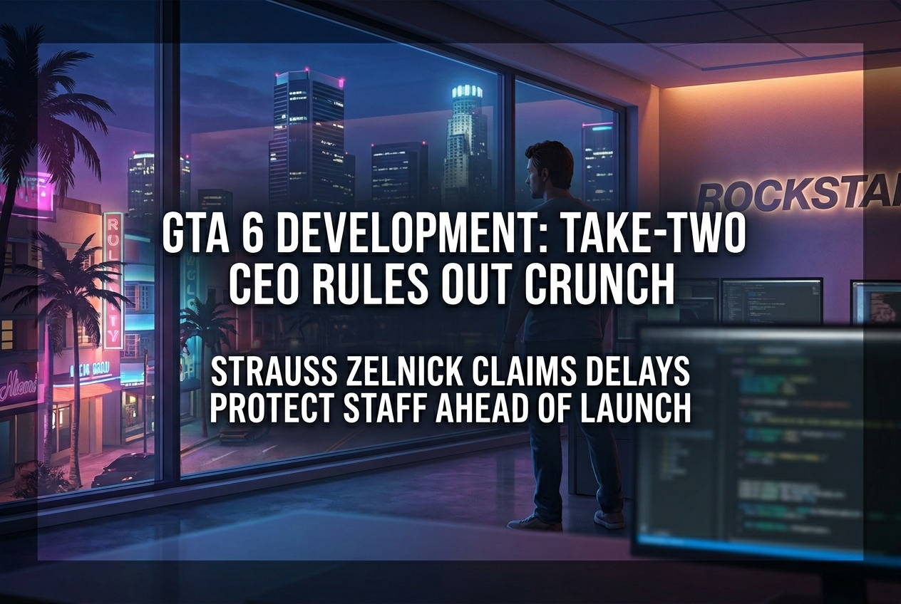 Take-Two CEO Says Crunch “Isn’t How We Operate” as GTA 6 Heads Toward November Launch