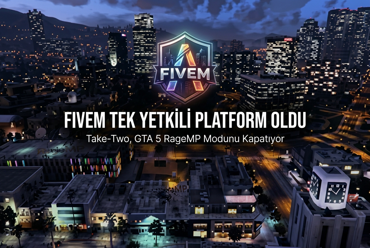 Take-Two, GTA 5 RageMP Modunu Kapatıyor: FiveM Tek Yetkili Platform Oldu
