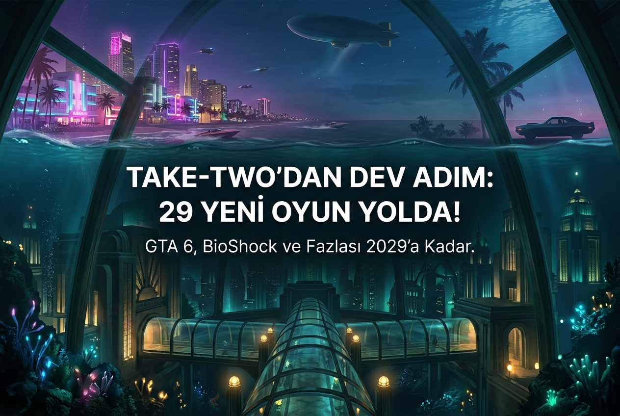 Take-Two Interactive, 2029’a Kadar 29 Yeni Oyun Yayınlayacak: GTA 6’dan BioShock’a Dev Yol Haritası
