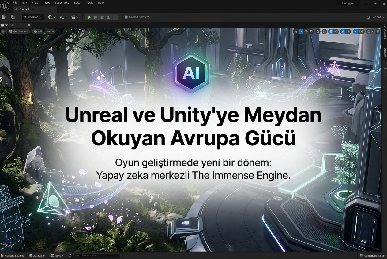 The Immense Engine: Unreal ve Unity’ye Meydan Okuyan Avrupa Çıkışlı Yapay Zeka Odaklı Oyun Motoru