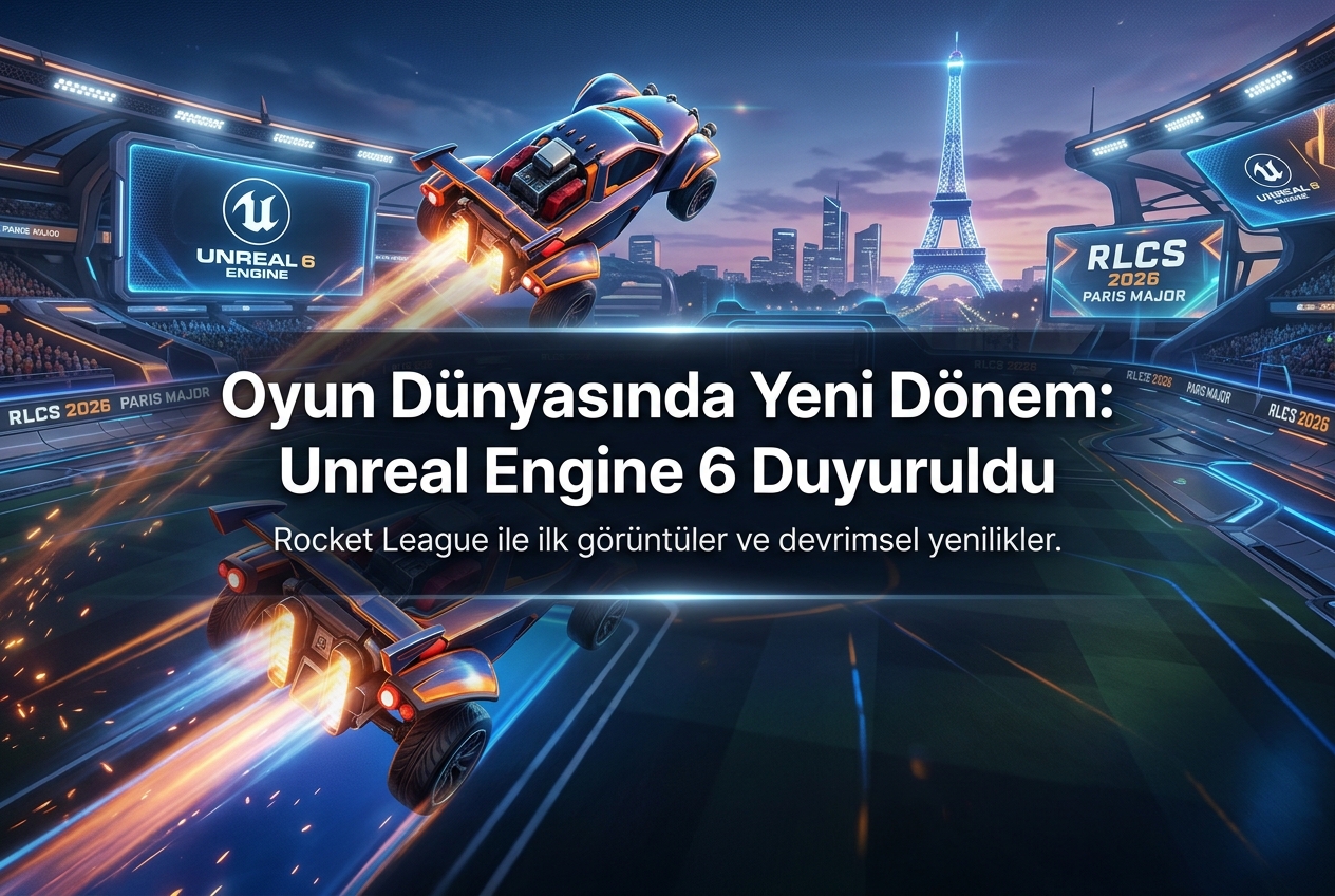 Unreal Engine 6 Resmen Tanıtıldı: Rocket League ile Gelen Yeni Nesil Motor