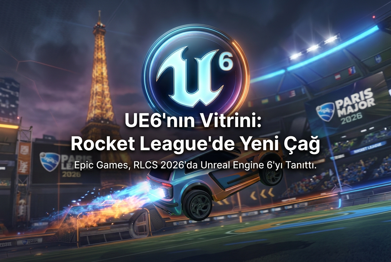 Unreal Engine 6 Resmen Tanıtıldı: Rocket League ile Başlayan Yeni Dönem