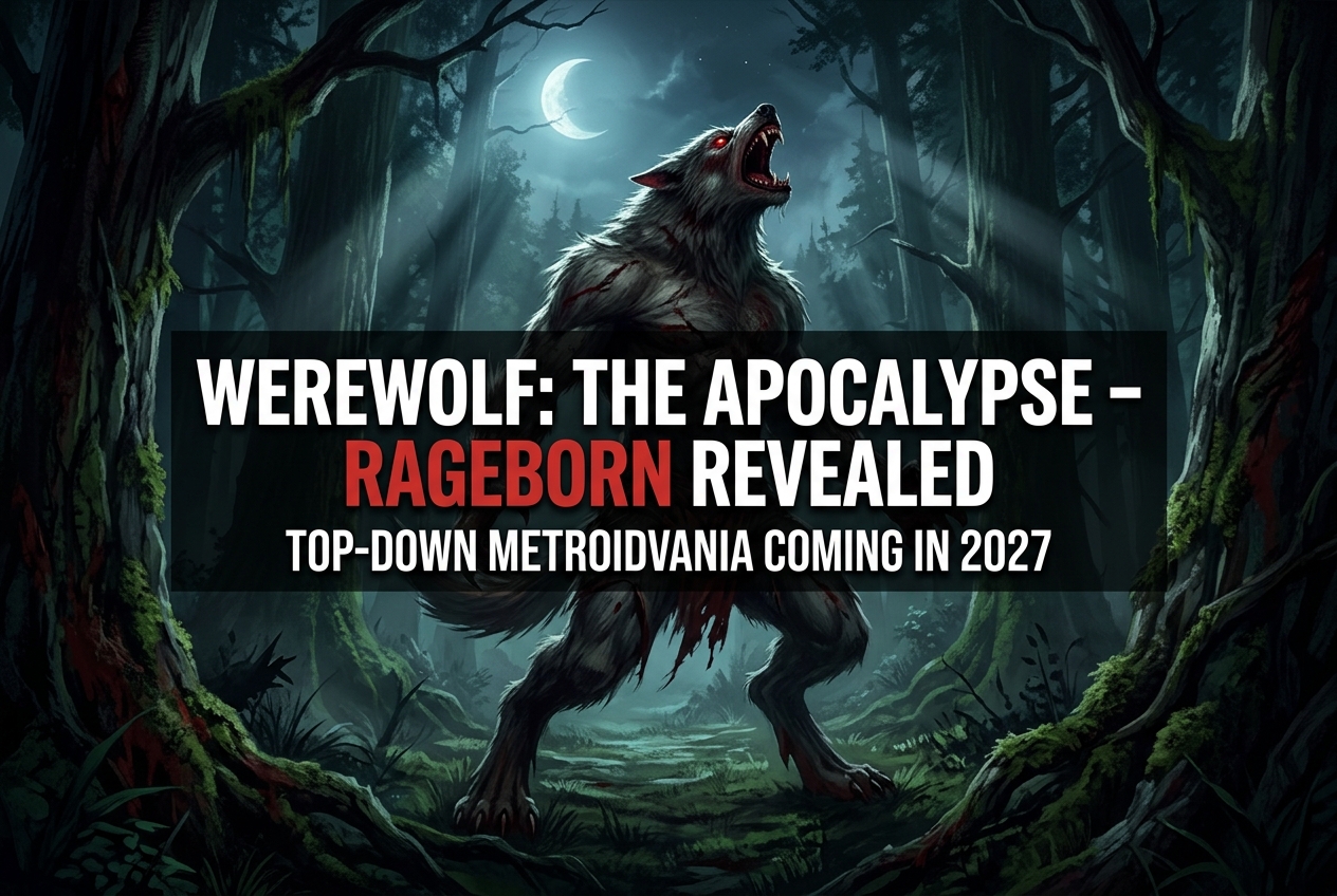 Werewolf: The Apocalypse – Rageborn Revealed: A Brutal Metroidvania Coming in 2027