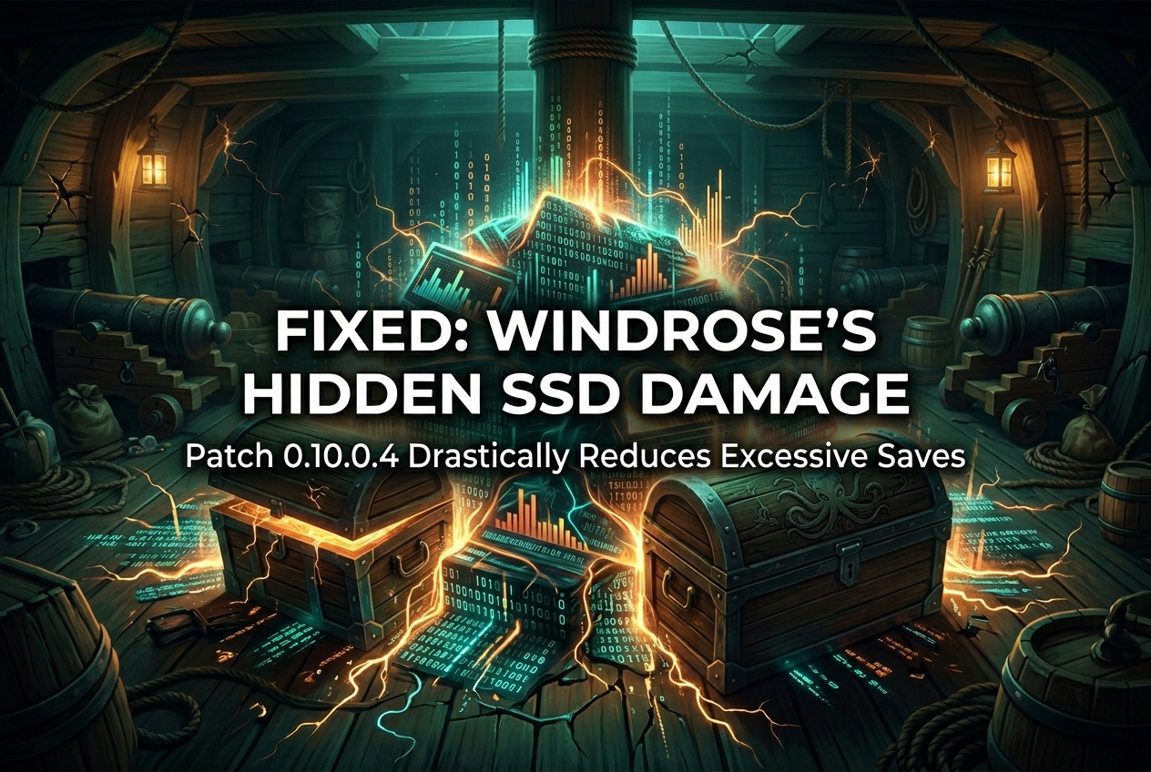Windrose Was Secretly Destroying SSDs: Here Is What Happened and How It Got Fixed
