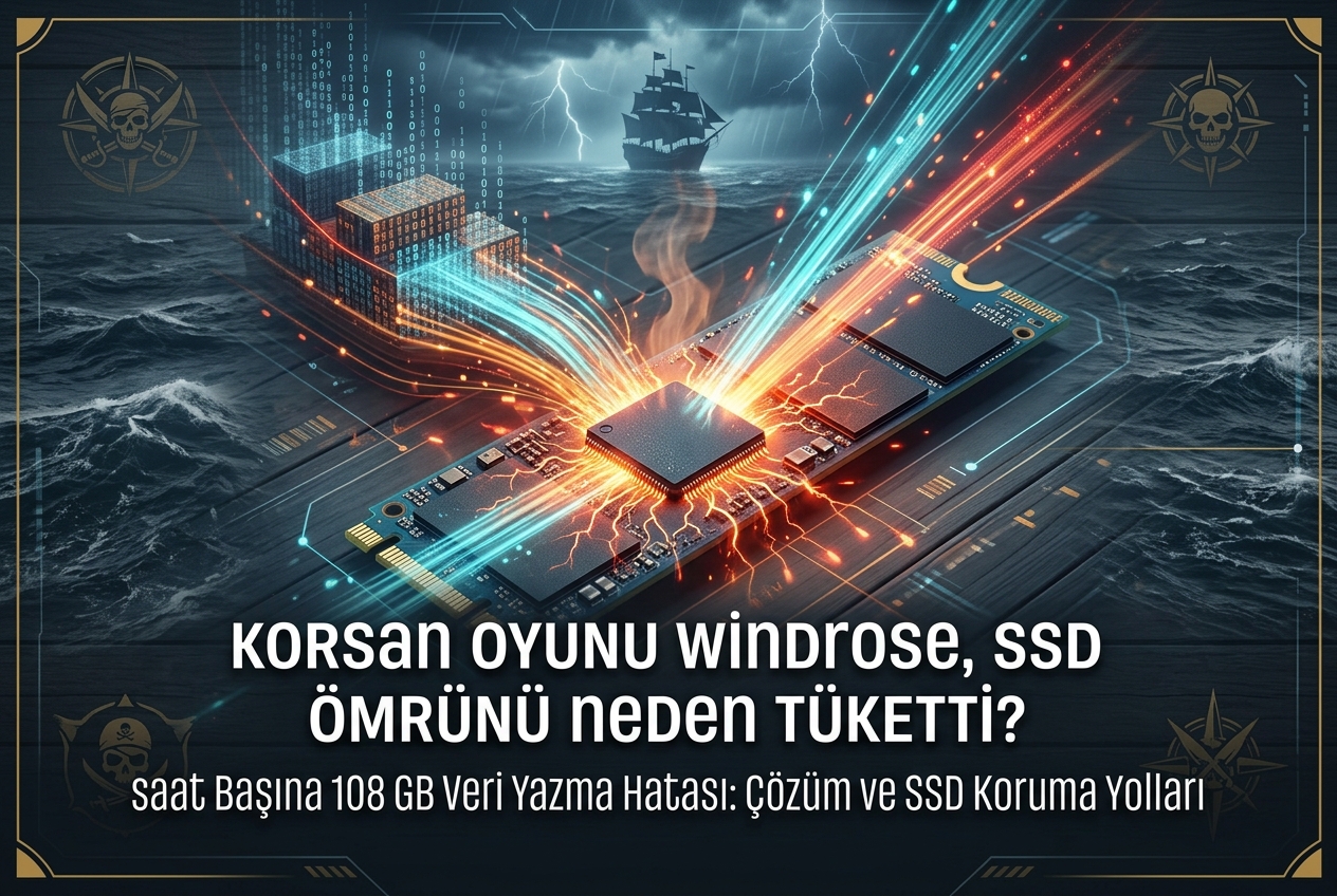 Windrose SSD Hatası: Korsan Oyunu Diskinizin Ömrünü Nasıl Tüketiyordu?