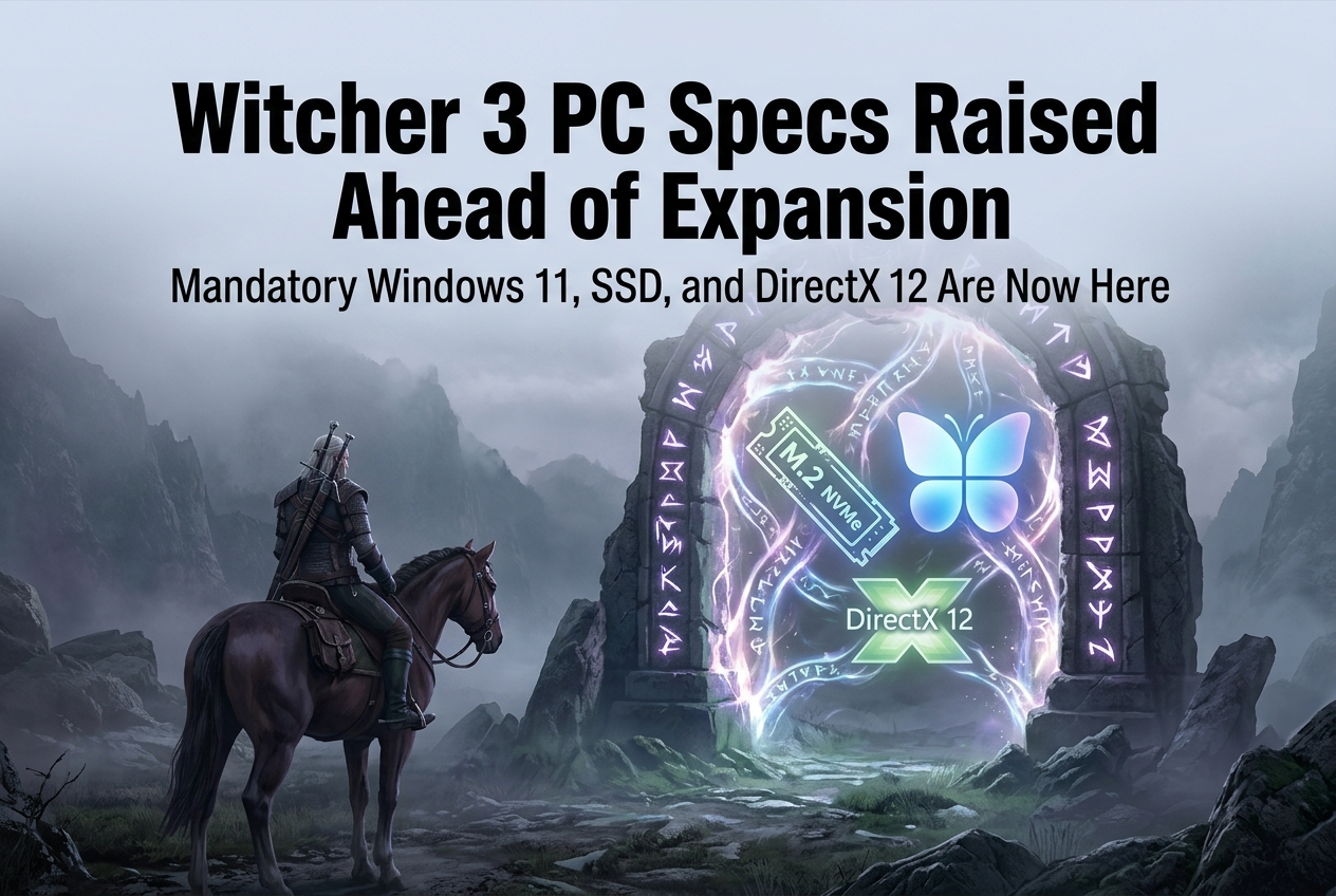 The Witcher 3 System Requirements Overhauled Ahead of Songs of the Past Expansion