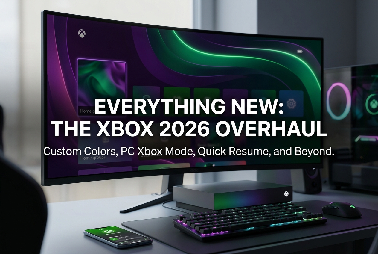 Xbox Dashboard Overhaul 2026: Everything Changing on Console, PC, and Mobile