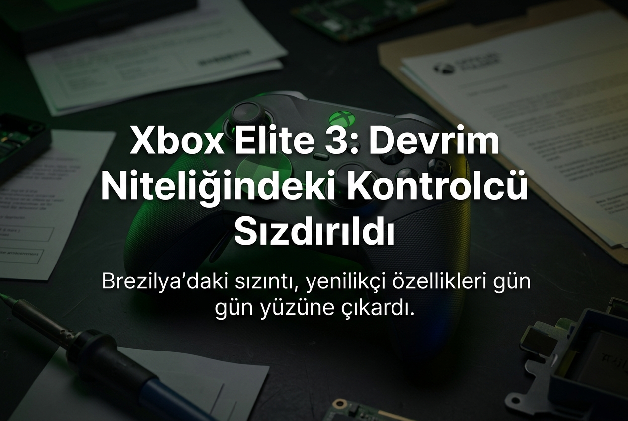 Xbox Elite Series 3 Sızdırıldı: Kaydırma Tekerlekleri, Bulut Bağlantısı ve Modüler Pil