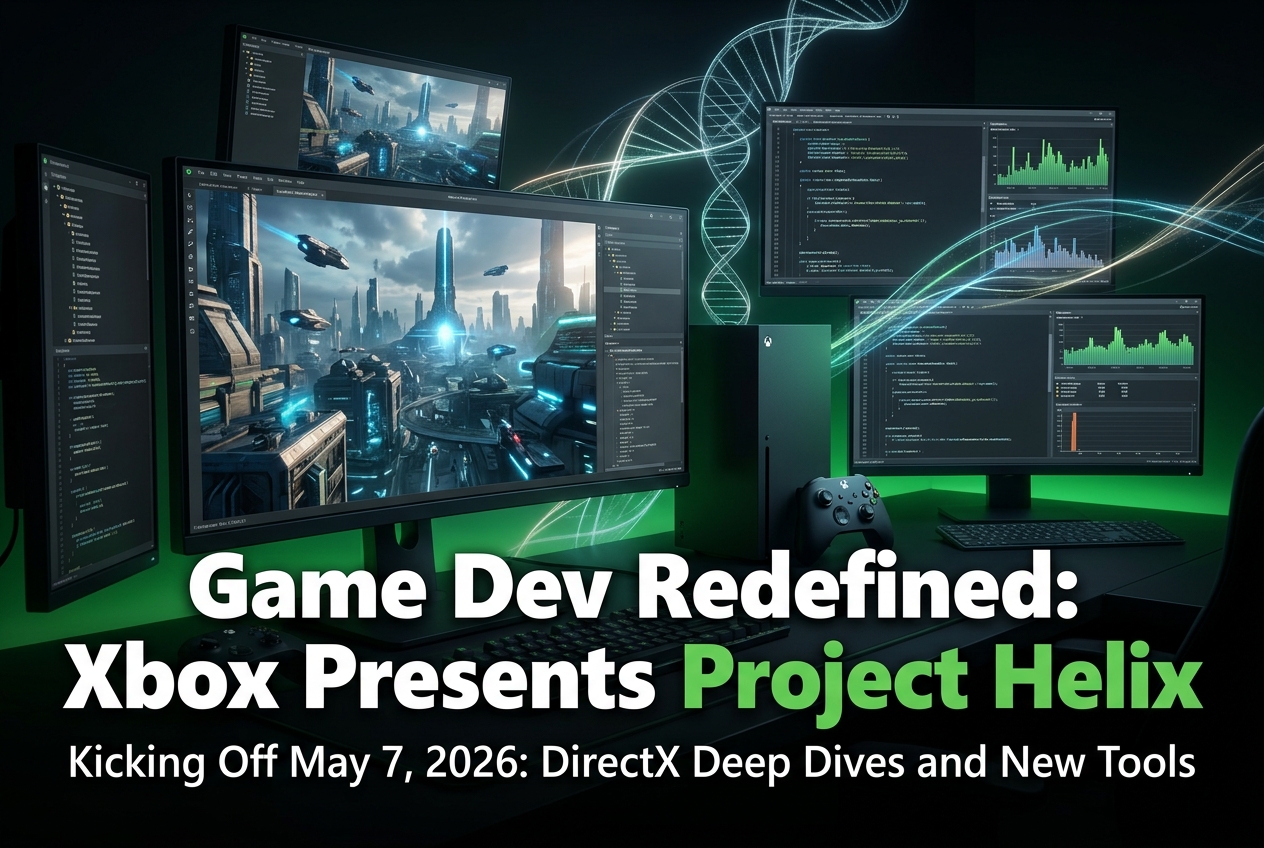 Xbox Game Dev Update: New Developer Event Series Kicks Off With Project Helix on May 7