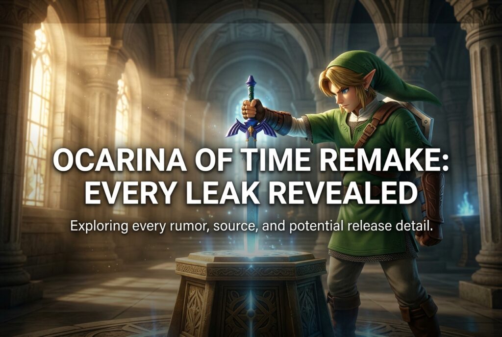 Zelda Ocarina Of Time Remake Switch 2 Leaks And Details