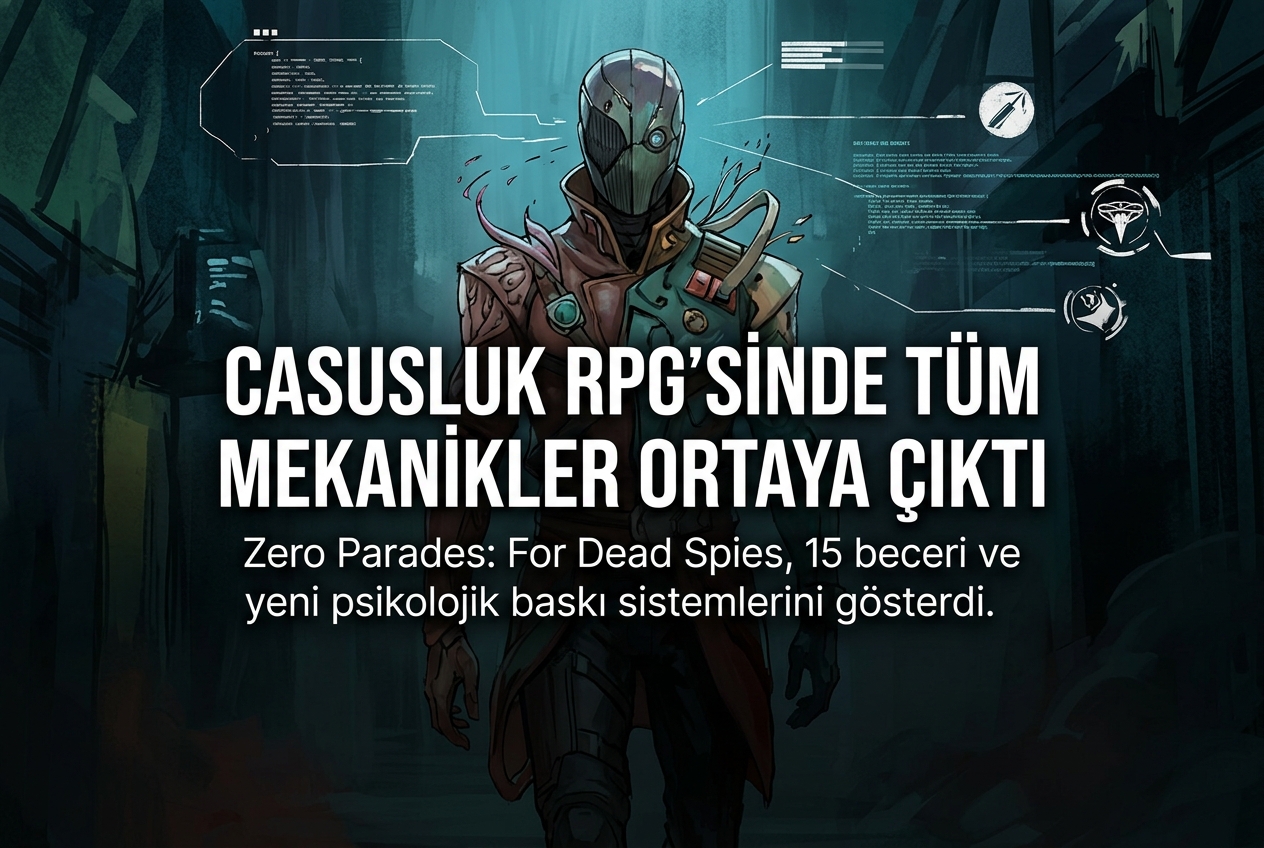 Zero Parades: For Dead Spies Oynanış Fragmanı Tüm Mekanikleri Gözler Önüne Serdi