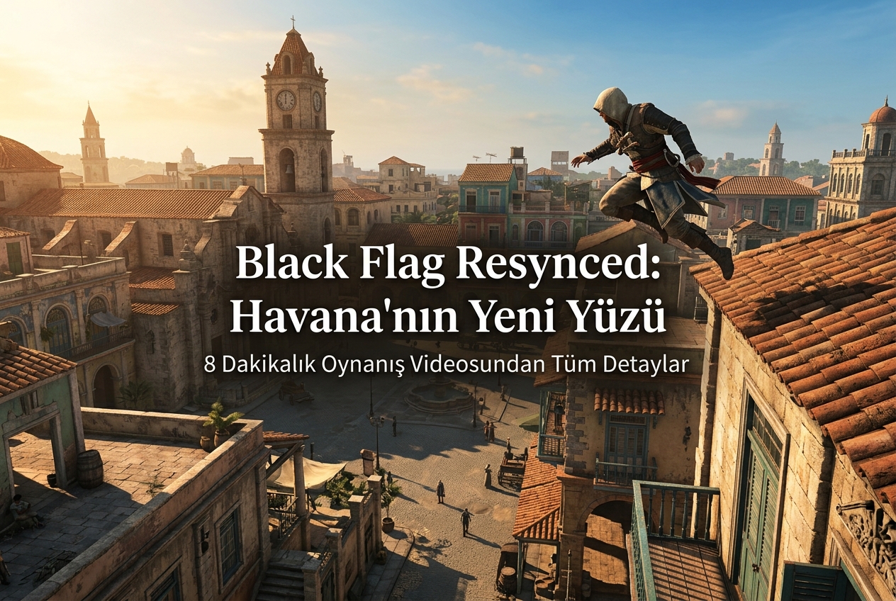 AC Black Flag Resynced: Havana’yı Gezdiren 8 Dakikalık Oynanış Videosu Ne Gösteriyor?