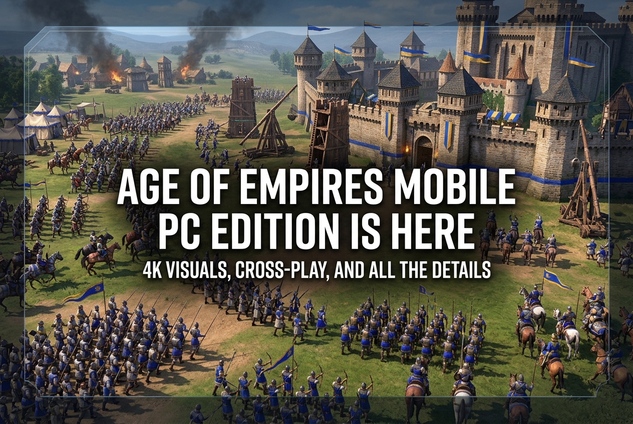 Age of Empires Mobile: PC Edition Is Out Now on Steam: Everything You Need to Know